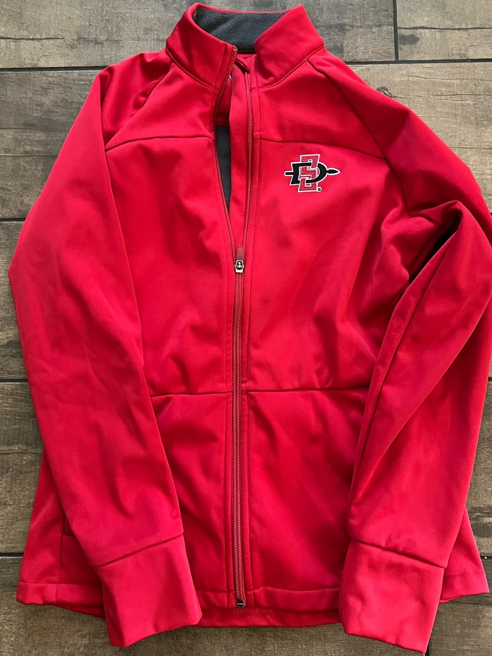Woman’s SDSU soft-shell jacket